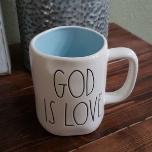 Rae Dunn God is love mug
